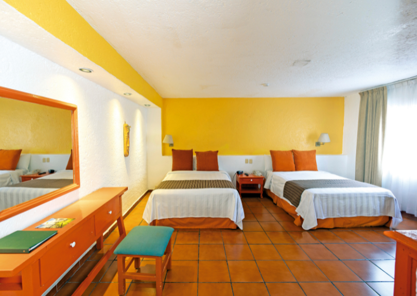 Habitación estándar Hotel Racquet Cuernavaca